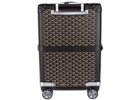 Goyard Aba Bourget Suitcase Goyardine Black Review 